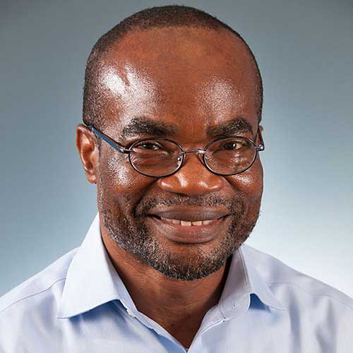 a man wearing glasses