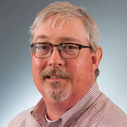 a man wearing glasses