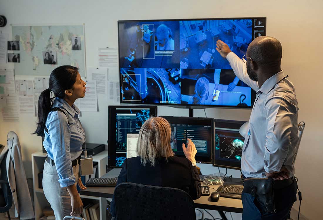 FBI Agents looking at evidence